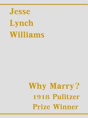 cover image of Why Marry?